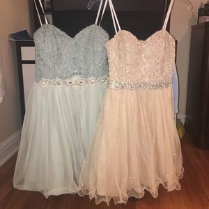 SPARKLY STRAPLESS MINI FORMAL/PROM/PARTY DRESS